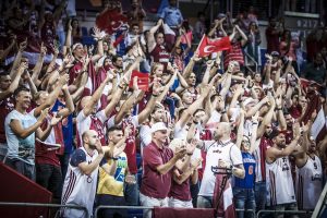 Afición turca en el Eurobasket